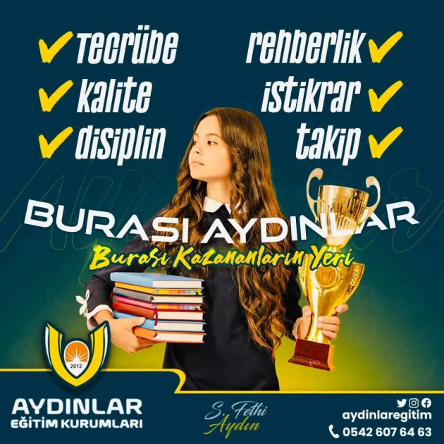 Aydınlar Eğitim kurumları her yıl rekorunu yeniliyor!